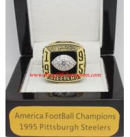 1995 Pittsburgh Steelers America Football Conference Championship Ring, Custom Pittsburgh Steelers Champions Ring