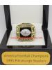 1995 Pittsburgh Steelers America Football Conference Championship Ring, Custom Pittsburgh Steelers Champions Ring