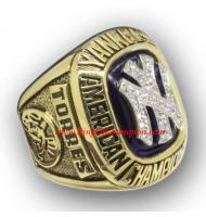 1976 New York Yankees America League Baseball Championship Ring, Custom New York Yankees Champions Ring