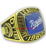 1980 Kansas City Royals America League Baseball Championship Ring, Custom Kansas City Royal Champions Ring