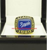 1980 Kansas City Royals America League Baseball Championship Ring, Custom Kansas City Royal Champions Ring