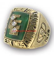 1980 Edmonton Eskimos the 68th Grey Cup Men's Football Championship Ring, Custom Edmonton Eskimo Champions Ring