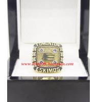 1981 Edmonton Eskimos The 69th Grey Cup Championship Ring, Custom Edmonton Eskimos Champions Ring