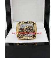 1999 Hamilton Tiger-Cats The 87th Grey Cup Championship Ring, Custom Hamilton Tiger-Cats Champions Ring