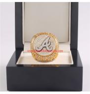 MLB 2021 Atlanta Braves Men's Baseball World Series Replica Championship Ring