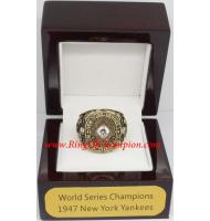 1947 New York Yankees World Series Championship Ring, Custom New York Yankees Champions Ring