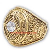 1958 New York Yankees World Series Championship Ring, Custom New York Yankees Champions Ring