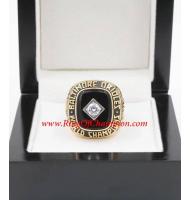 1966 Baltimore Orioles World Series Championship Ring, Custom Baltimore Orioles Champions Ring