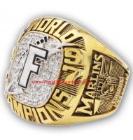 1997 Florida Marlins World Series Championship Ring, Custom Miami Marlins Champions Ring