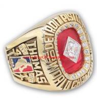 1989 - 1990 Detroit Pistons Basketball World Championship Ring, Custom Detroit Pistons Champions Ring