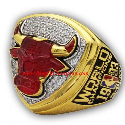 Lot Detail - 1993 Michael Jordan Chicago Bulls Championship Ring -Salesman  Sample