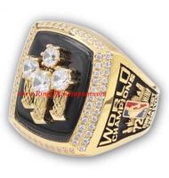 1995 - 1996 Chicago Bulls Basketball World Championship Ring, Custom Chicago Bulls Champions Ring