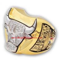 1996 - 1997 Chicago Bulls Basketball World Championship Ring, Custom Chicago Bulls Champions Ring