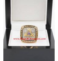 2001 - 2002 Los Angeles Lakers Basketball World Championship Ring, Custom Los Angeles Lakers Champions Ring