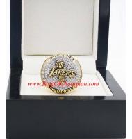 2008 - 2009 Los Angeles Lakers Basketball World Championship Ring, Custom Los Angeles Lakers Champions Ring