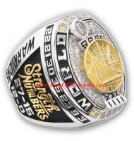 2017 Golden State Warriors Basketball World Championship FAN Ring, Custom Champions Ring