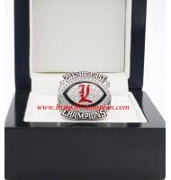 2012 Louisville Cardinals Men's Football Big East Conference National Championship Ring, Custom Louisville Cardinals Champions Ring