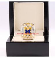 Big Ten 2022 Michigan Wolverines College Men's Football Championship Ring--Premium Series