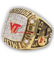 2003 Virginia Tech Hokies Men's Football Insight Bowl College Championship Ring