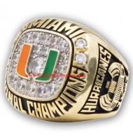 1991 Miami Hurricanes Men's Footaball NCAA National College championship ring