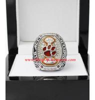 2015 Clemson Tigers ACC Men's Football College Championship Ring, CustomClemson Tigers Champions Ring