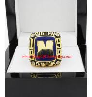 1998 Michigan Wolverines Big Ten Men's Football College Championship Ring