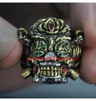 2023 The Expend4bles Stallone Lucky Ring, 2023 The Expendables 4 Lucky ring, The Expendables Skeleton Skull Lucky Ring