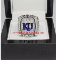 2008 Kansas Jayhawks Men's Basketball NCAA National College Championship Ring