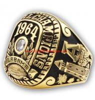 1964 Alabama Crimson Tide NCAA Men's Football College Championship Ring