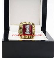 1991 Washington Huskies Men's Football NCAA National College Championship Ring