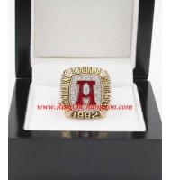 1992 Alabama Crimson Tide Men's Football NCAA National College Championship Ring