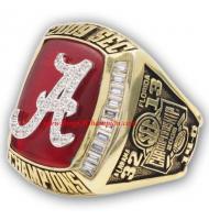 2009 Alabama Crimson Tide Men's Football SEC National College Championship Ring