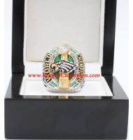 2017 Philadelphia Eagles Super Bowl LII Men's Football World Championship FAN Ring