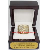 1991 Washington Redskins Super Bowl XXVI World Championship Ring, Replica Washington Redskins Ring