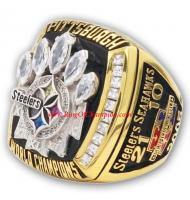 2005 Pittsburgh Steelers Super Bowl XL World Championship Ring, Replica Pittsburgh Steelers Ring