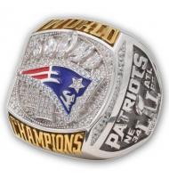2016 New England Patriots Super Bowl LI Championship FAN Ring, Custom New England Patriots Champions Ring
