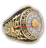 1960 - 1961 Chicago Blackhawks Stanley Cup Championship Ring, Custom Chicago Blackhawks Champions Ring