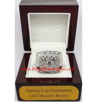 1971 - 1972 Boston Bruins Stanley Cup Championship Ring, Custom Boston Bruins Champions Ring