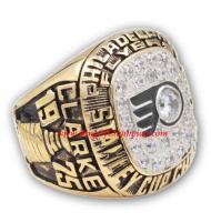 1974 - 1975 Philadelphia Flyers Stanley Cup Championship Ring, Custom Philadelphia Flyers Champions Ring