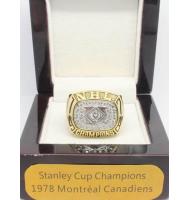 1977 - 1978 Montreal Canadiens Stanley Cup Championship Ring, Custom Montreal Canadiens Champions Ring