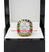 1989 - 1990 Edmonton Oilers Stanley Cup Championship Ring, Custom Edmonton Oilers Champions Ring