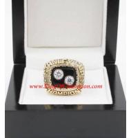 1991 - 1992 Pittsburgh Penguins Stanley Cup Championship Ring, Custom Pittsburgh Penguins Champions Ring