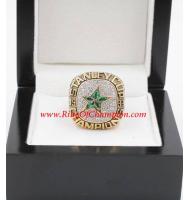 1998 - 1999 Dallas Stars Stanley Cup Championship Ring, Custom Dallas Stars Champions Ring