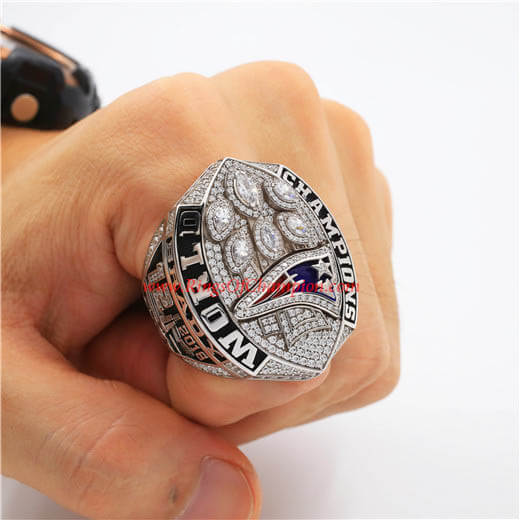 2018 New England Patriots Super Bowl LIII Men's Football Championship Ring Tom Brady